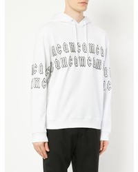Мужской белый худи с принтом от McQ Alexander McQueen
