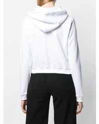 Женский белый худи с принтом от Chiara Ferragni