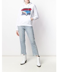 Женский белый худи с принтом от EACH X OTHER