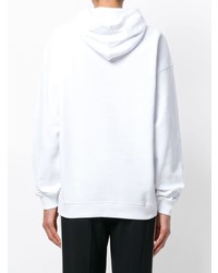 Женский белый худи с принтом от Calvin Klein Jeans