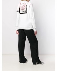 Женский белый худи с принтом от Philipp Plein