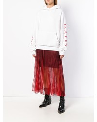 Женский белый худи с принтом от Amiri