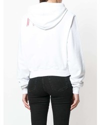 Женский белый худи с принтом от Off-White