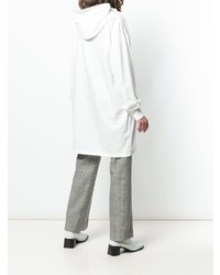 Женский белый худи с принтом от MM6 MAISON MARGIELA