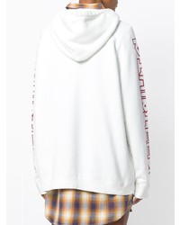 Женский белый худи с принтом от R13