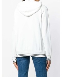 Женский белый худи с принтом от Dolce & Gabbana