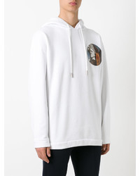 Мужской белый худи с принтом от Off-White