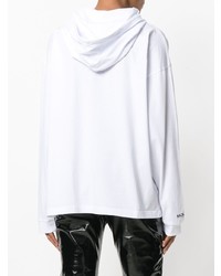 Женский белый худи с принтом от Alyx