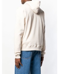 Мужской белый худи с принтом от JW Anderson