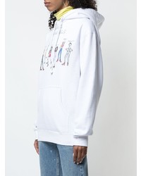 Женский белый худи с принтом от Unfortunate Portrait