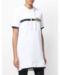 Женский белый худи с принтом от Zoe Karssen