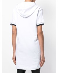 Женский белый худи с принтом от Zoe Karssen