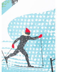 Мужской белый худи с принтом от DSQUARED2