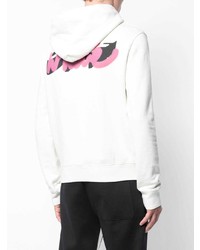 Мужской белый худи с принтом от Off-White