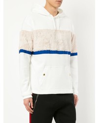 Мужской белый худи с принтом от Education From Youngmachines