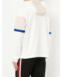 Мужской белый худи с принтом от Education From Youngmachines