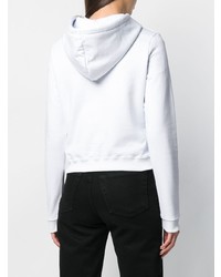 Женский белый худи с принтом от Chiara Ferragni