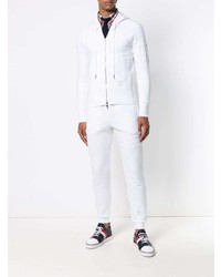 Мужской белый худи от Thom Browne