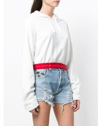 Женский белый худи от Chiara Ferragni