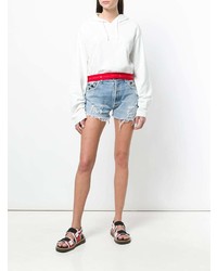 Женский белый худи от Chiara Ferragni