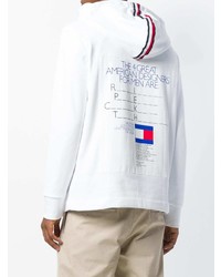 Мужской белый худи от Tommy Hilfiger