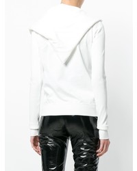 Женский белый худи от Rick Owens DRKSHDW