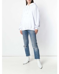Женский белый худи от MSGM