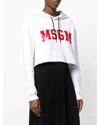 Женский белый худи от MSGM