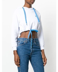 Женский белый худи от Gcds