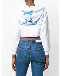 Женский белый худи от Gcds