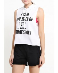 Женский белый худи от Dimensione Danza