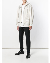 Мужской белый худи от Wooyoungmi