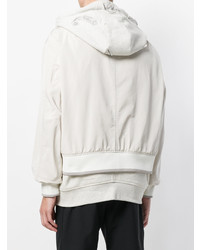 Мужской белый худи от Wooyoungmi