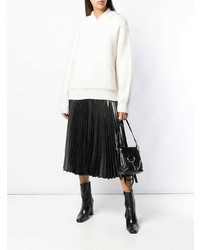 Женский белый худи от Laneus