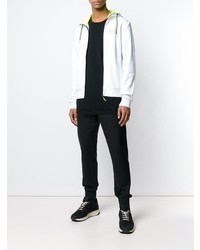 Мужской белый худи от Ea7 Emporio Armani