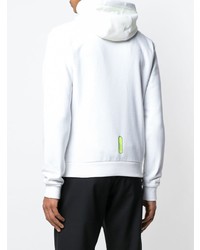 Мужской белый худи от Ea7 Emporio Armani