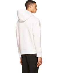 Мужской белый худи от Neil Barrett