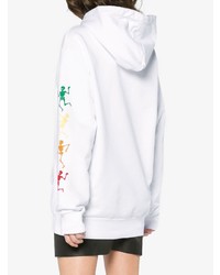 Женский белый худи от Palm Angels