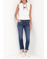 Женский белый худи от Piazza Italia