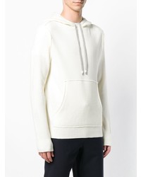 Мужской белый худи от Maison Flaneur