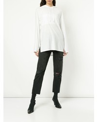 Женский белый худи от T by Alexander Wang