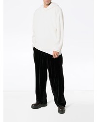 Мужской белый худи от Edward Crutchley