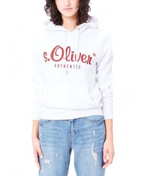 Женский белый худи от s.Oliver