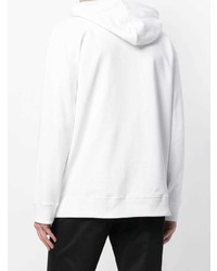 Мужской белый худи от Raf Simons X Fred Perry