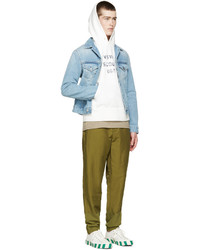 Мужской белый худи от VISVIM