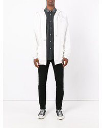 Мужской белый худи от Amen