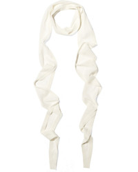 Женский белый шарф от Balenciaga