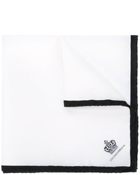 Мужской белый шарф от Dolce & Gabbana