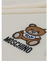 Мужской белый шарф от Moschino