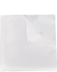 Белый шелковый нагрудный платок от fe-fe